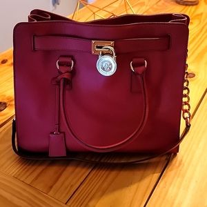 MICHAEL KORS LARGE BAG - RED